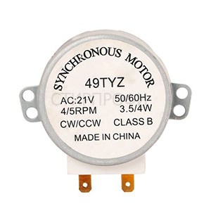 Мотор СВЧ 21V, 50/60Hz,2,5/3 обор. в мин., 2 контакта, мощность до 4W MCW500UN